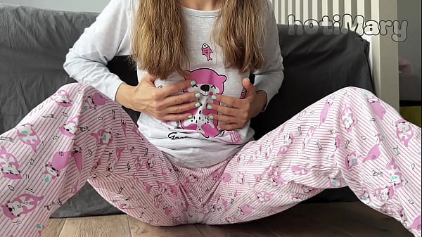 SQIRTING CLOSEUP petite asian babe 18yo small boobs masturbating teasing horny pussy and orgasm